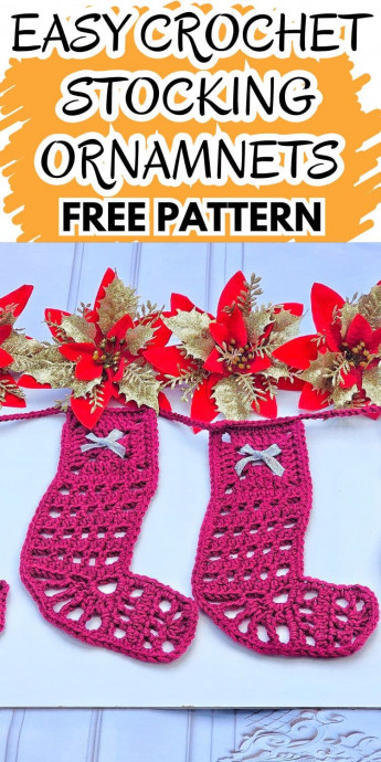 Create Enchanting Crochet Stocking Ornaments for a Festive Christmas Decor