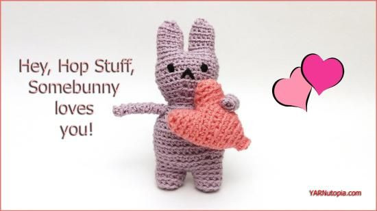 Crochet Love Bunny Amigurumi