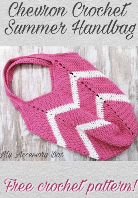 Chevron Crochet Handbag Pattern (FREE)