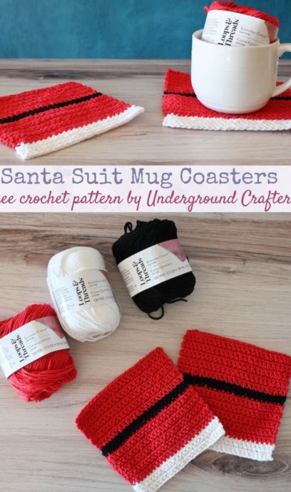 Adorable Crochet Christmas Coasters to Transform Your Holiday Decor Adorable Crochet Christmas Coasters to Transform Your Holiday Decor