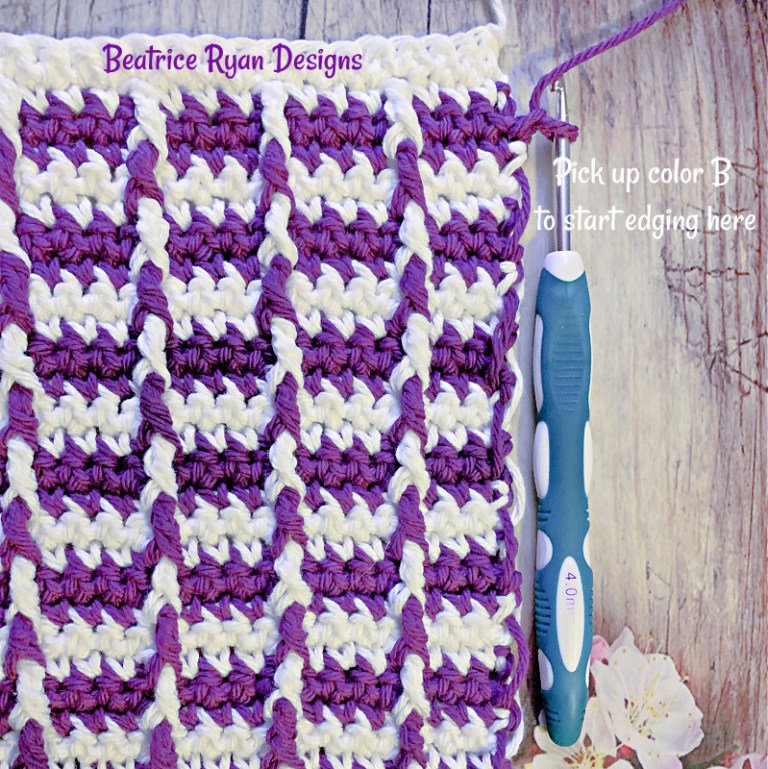 Create A Mesmerizing Optical Illusion Crochet Dishcloth For Your Kitchen