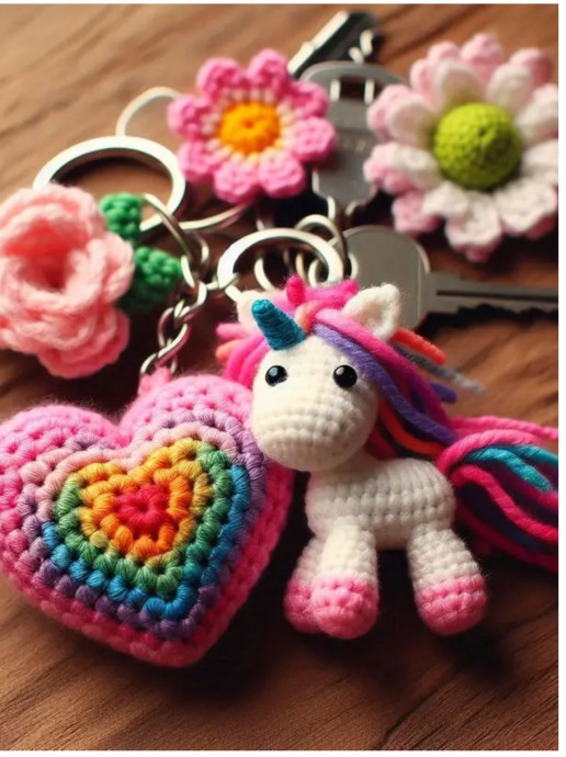 Create Your Own Crochet Heart and Unicorn Keychain: A Step-by-Step Guide Create Your Own Crochet Heart and Unicorn Keychain: A Step-by-Step Guide