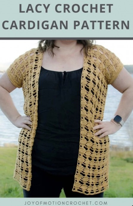Gorgeous Lacy Cardigan - Free Crochet Pattern