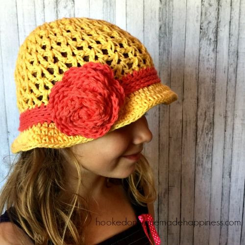 Create Your Own Crochet Sunshine &amp; Roses Floppy Hat for Stylish Sun Protection