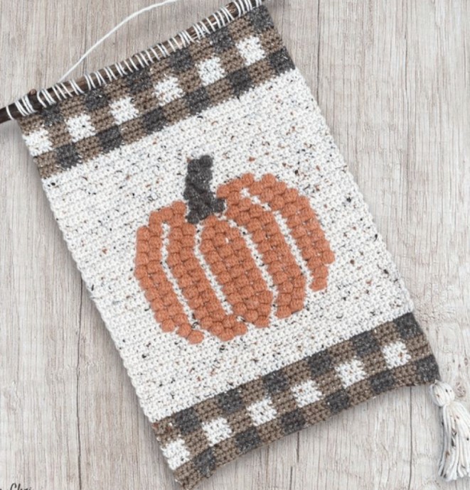 Autumn Pumpkin Wall Hanging