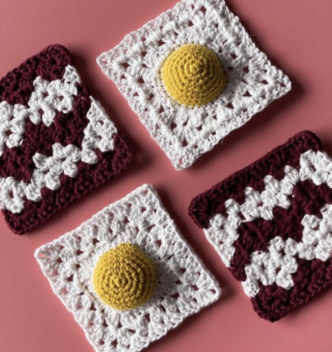 Discover the Unique Bacon and Eggs Granny Square Crochet Pattern for Delicious Creativity Discover the Unique Bacon and Eggs Granny Square Crochet Pattern for Delicious Creativity