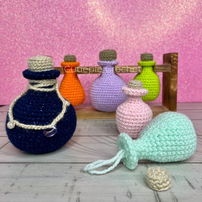 Create Magical Crochet Amigurumi Potion Bottles: A Step-by-Step Guide Create Magical Crochet Amigurumi Potion Bottles: A Step-by-Step Guide