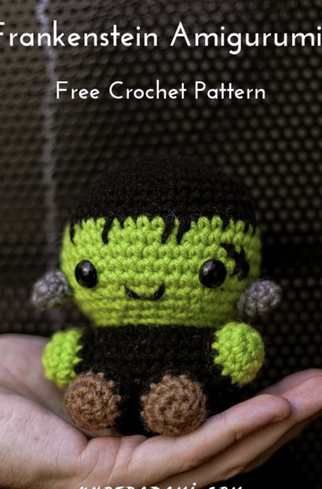 Crochet Frankenstein Toy (Free Pattern)