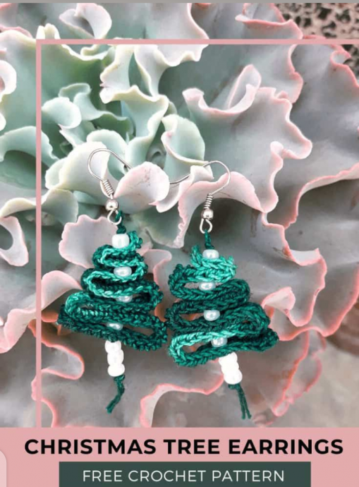 Gorgeous Christmas Tree Earrings