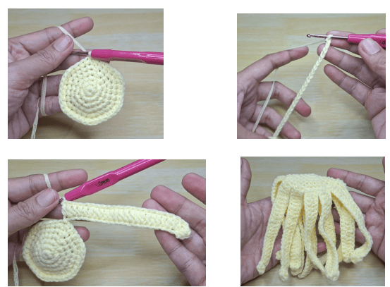 Completed Amigurumi Doll