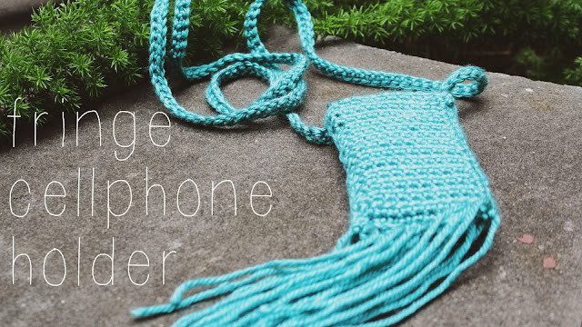 Create Your Own Crochet Fringe Cellphone Holder - Trendy and Practical Accessory Create Your Own Crochet Fringe Cellphone Holder - Trendy and Practical Accessory