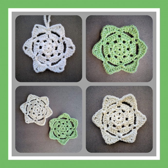 Crochet Star Coasters