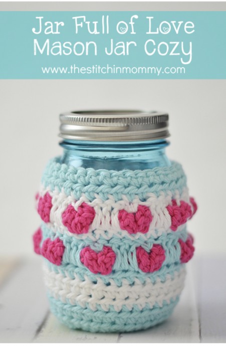 Beautiful Mason Jar Cozy