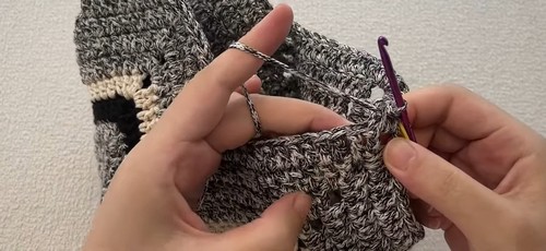 Crochet Granny Square Bag