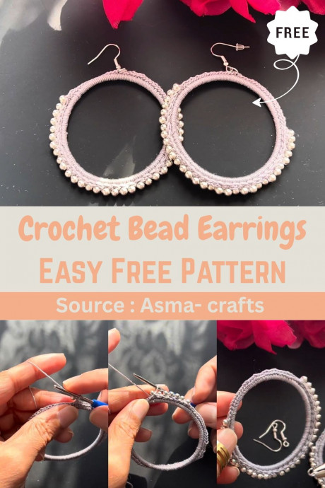 Create Stunning Crochet Bead Earrings: A Step-by-Step Guide
