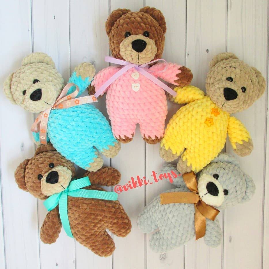 Discover the Adorable Crochet Teddy Bear in Pajamas – A Handmade Companion for All Ages