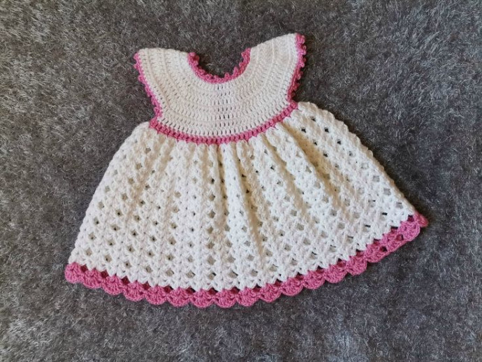 Crochet Princess Baby Dress