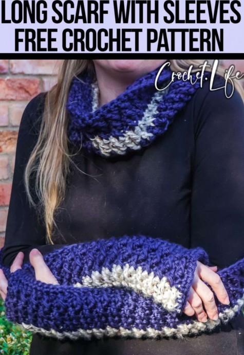 Keep Warm This Winter with a Stylish Crochet Scarf with Sleeves – Your Ultimate Winter Accessory Keep Warm This Winter with a Stylish Crochet Scarf with Sleeves – Your Ultimate Winter Accessory