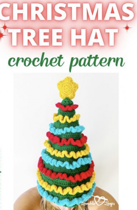 Crochet Christmas Tree Hat (Free Pattern)