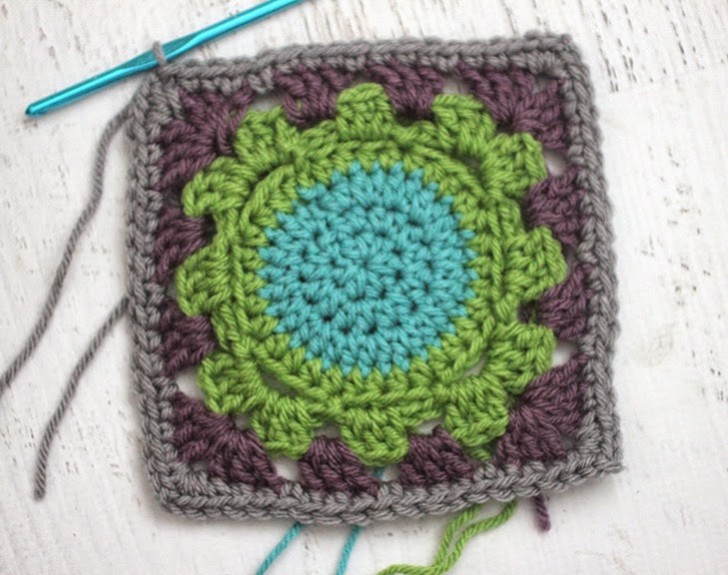 Create Your Own Playful Crochet Monster Granny Square - A Step-by-Step Guide
