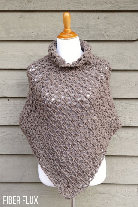 Crochet Woodland Splendor Poncho