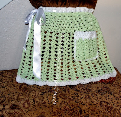 Crochet Sparkle Celery Apron