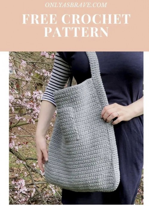 Nature Walk Crochet Tote