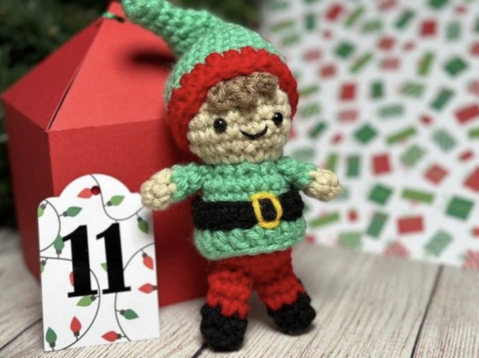 Crochet Mini Boy Elf Amigurumi