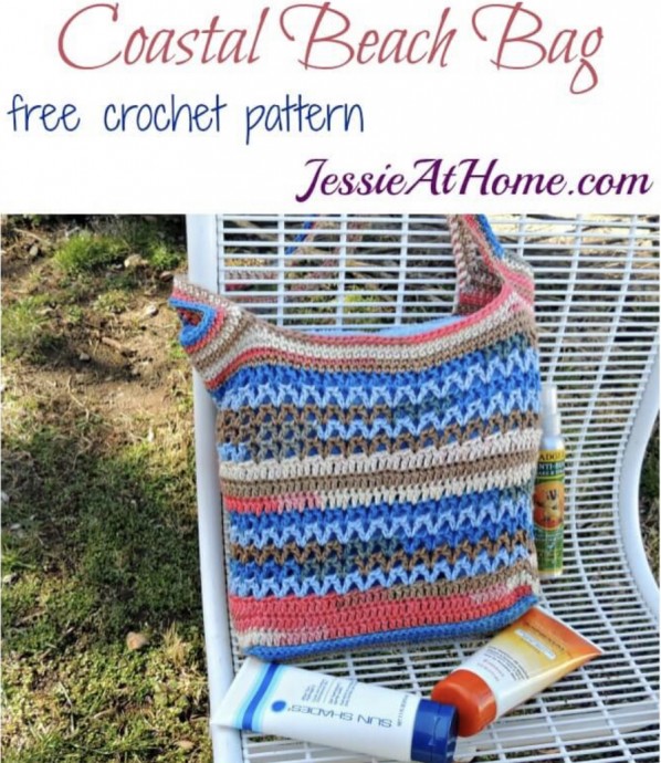 Coastal Beach Bag Crochet Pattern