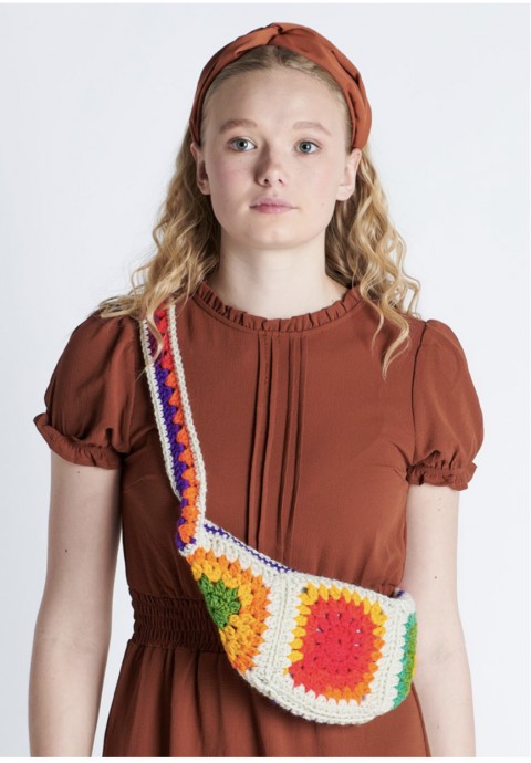 Crochet Granny Fanny Bag