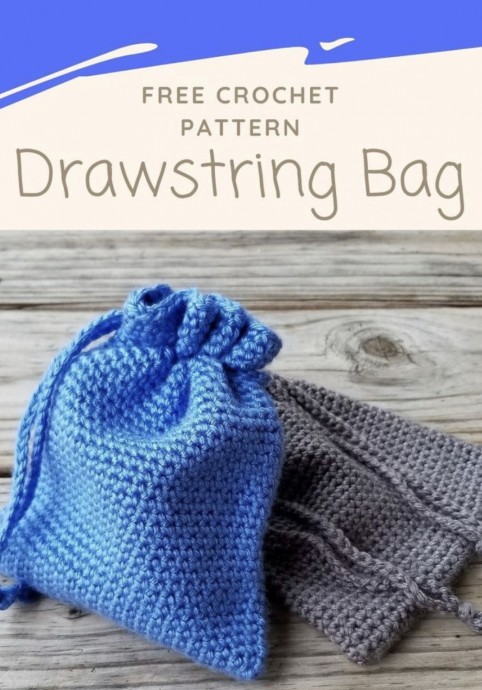 Free Drawstring Bag Crochet Pattern