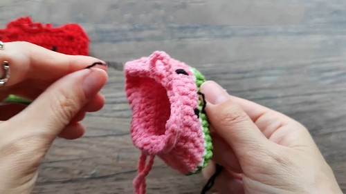 Crochet Catermelon Airpods Pouch: A Fun and Functional Accessory for Your Airpods