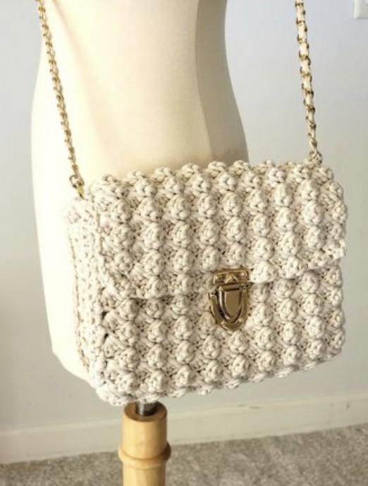 Crochet Luxe Handbag