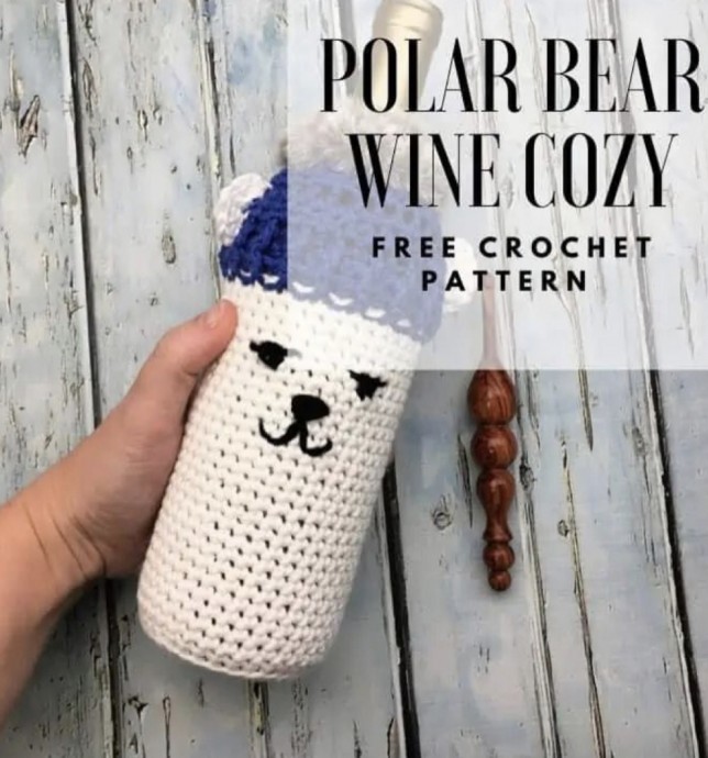 Discover the Charming Crochet Polar Bear Bottle Cozy – Perfect for Gifts and Personal Use Discover the Charming Crochet Polar Bear Bottle Cozy – Perfect for Gifts and Personal Use
