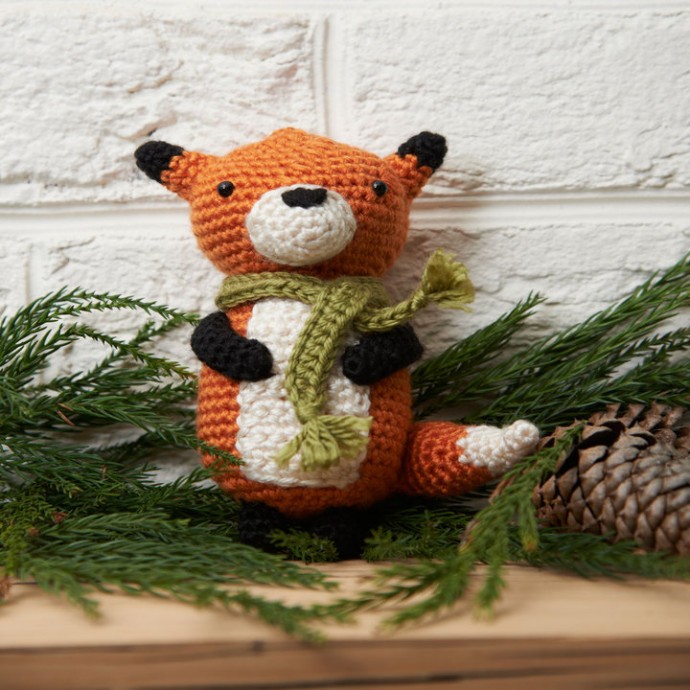 Crochet Fox Ornament Crochet Fox Ornament