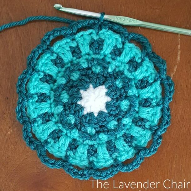 Crochet Peony Mandala Square: Create an Exquisite Floral Design for Your Projects