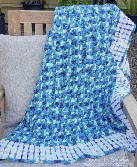 Crochet Seafoam Blanket