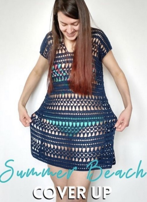Stylish and Functional Crochet Pattern for a Summer Beach Cover-Up Dress