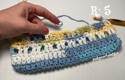 Crochet Car Hanging Trash Bag