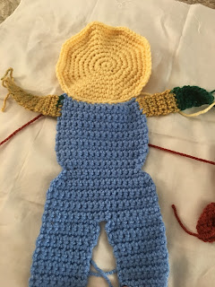 Crochet Scarecrow Doll