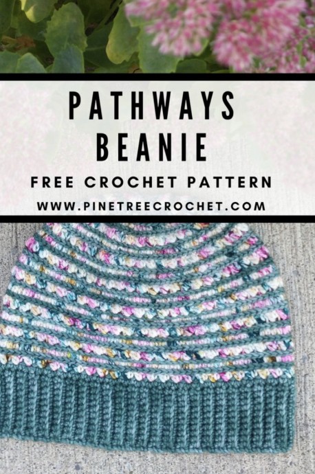 Crochet Pretty Pathways Beanie