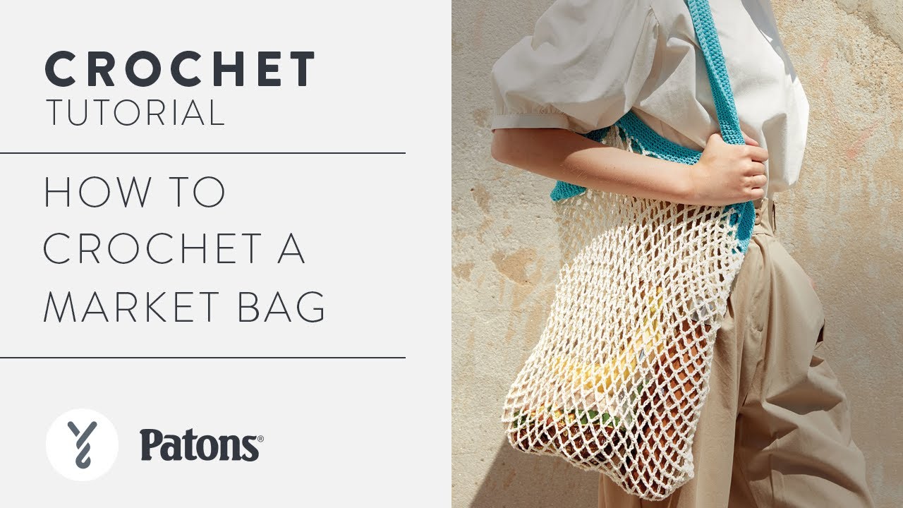 Mesh shopping bag crotchet pattern